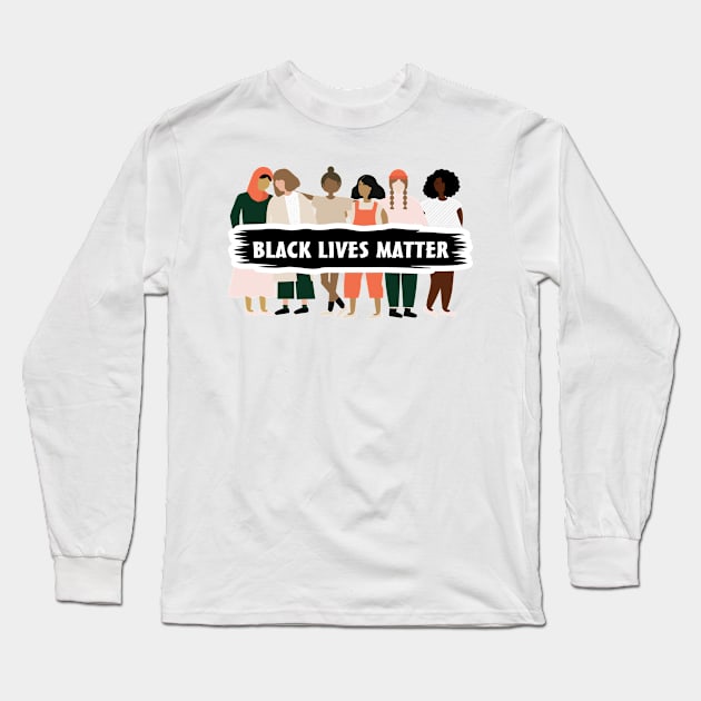 Black lives matter Long Sleeve T-Shirt by KMLdesign